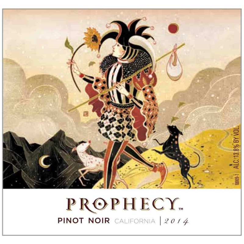 Prophecy Pinot Noir 2014 Front Label