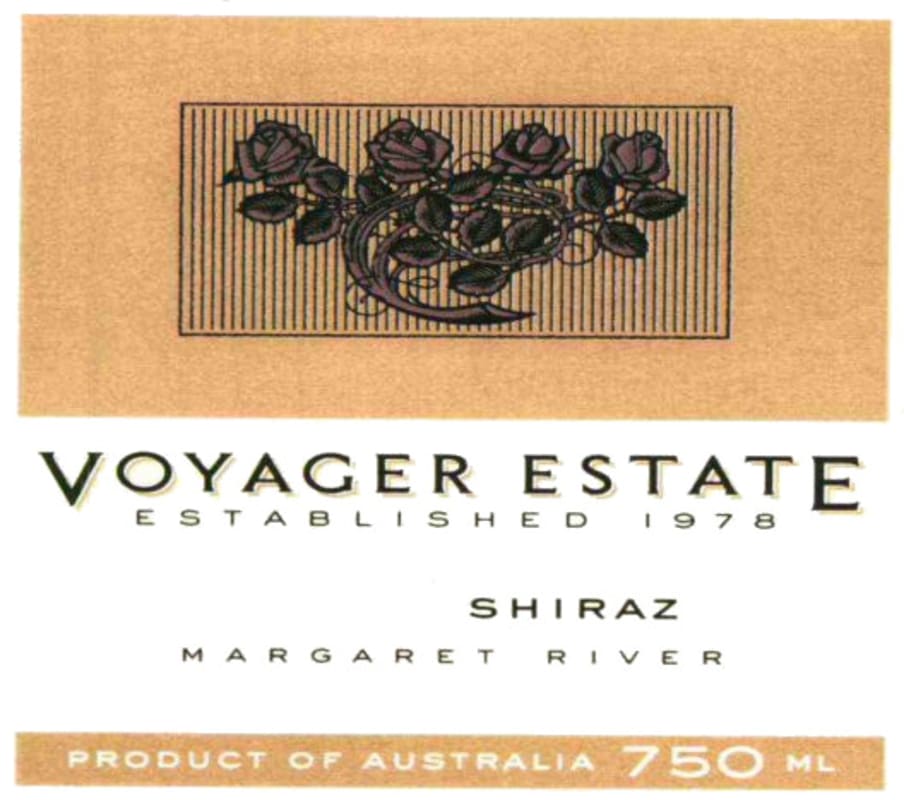 Voyager Estate Shiraz 2009 Front Label