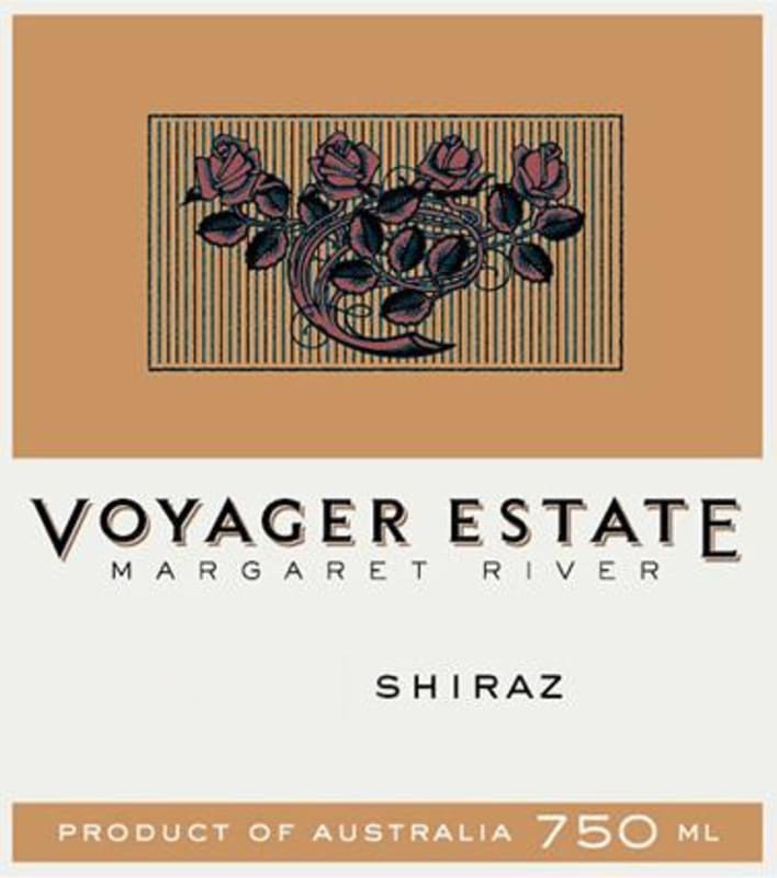 Voyager Estate Shiraz 2012 Front Label