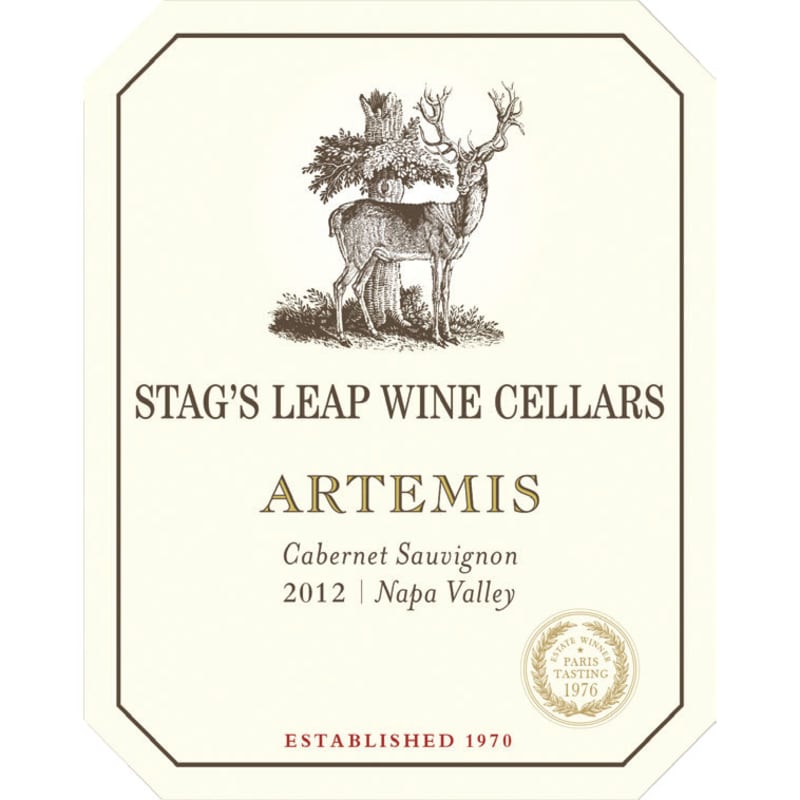 Stag's Leap Wine Cellars Artemis Cabernet Sauvignon (3 Liter Bottle) 2012 Front Label