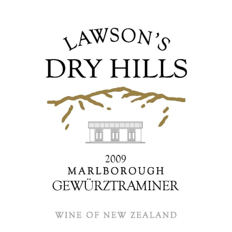 Lawson's Dry Hills Gewurztraminer 2013 Front Label