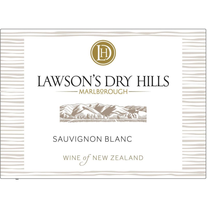 Lawson's Dry Hills Sauvignon Blanc 2014 Front Label