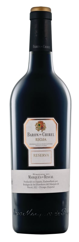 Marques de Riscal Baron de Chirel 2010 Front Bottle Shot