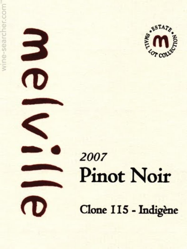 Melville Estate Swan Clone Pinot Noir 2007 Front Label