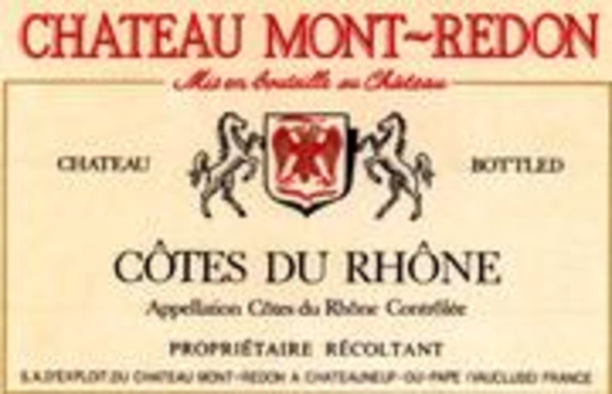 Chateau Mont-Redon Cotes du Rhone 1997 Front Label