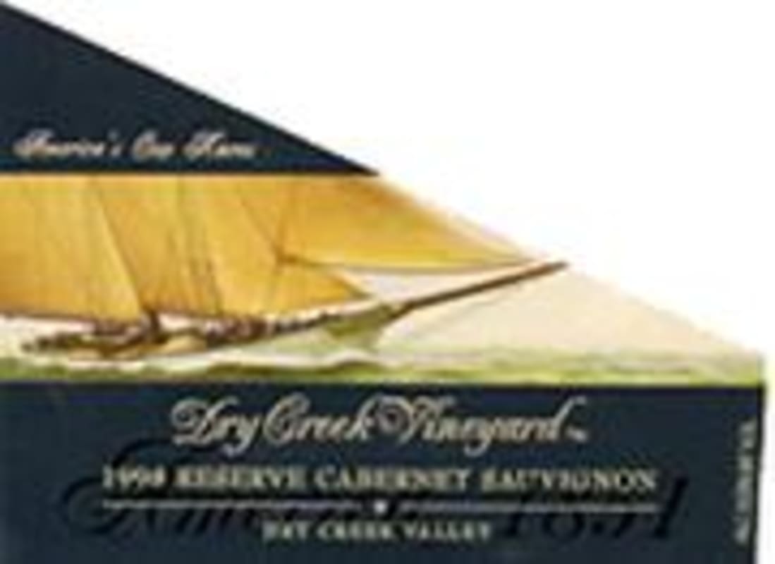 Dry Creek Vineyard Reserve Cabernet Sauvignon 1997 Front Label