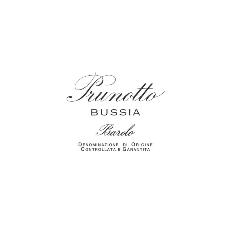 Prunotto Bussia Barolo (1.5 Liter Magnum) 2008 Front Label