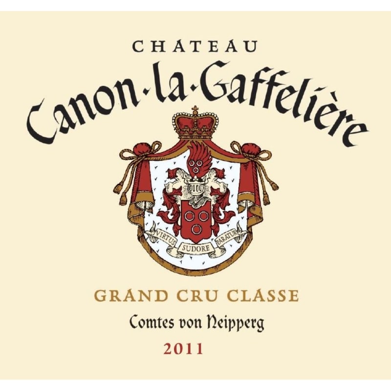 Chateau Canon La Gaffeliere 2011 Front Label