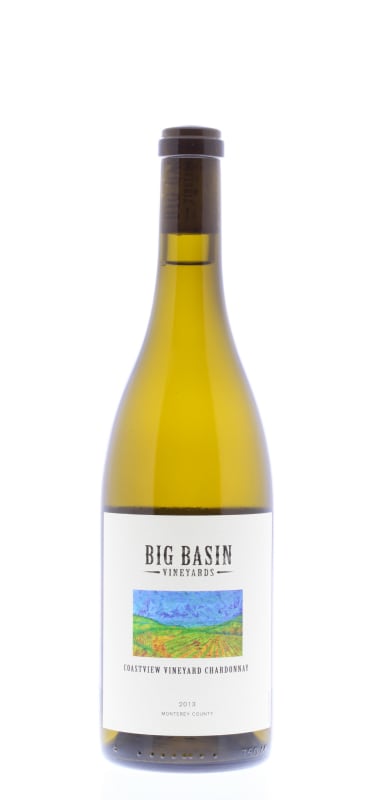 Big Basin Coastview Vineyard Chardonnay 2013 Front Bottle Shot