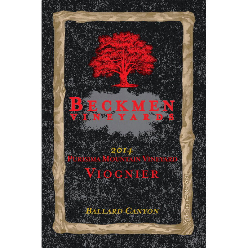 Beckmen Purisima Mountain Vineyard Viognier 2014 Front Label