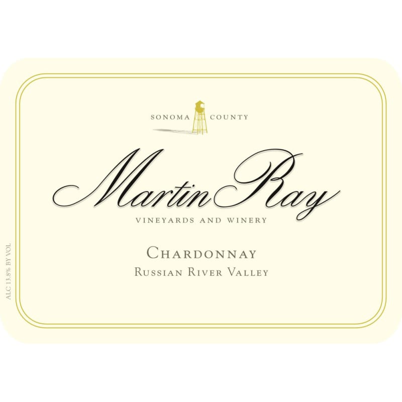 Martin Ray Russian River Valley Chardonnay (375ML half-bottle) 2015 Front Label