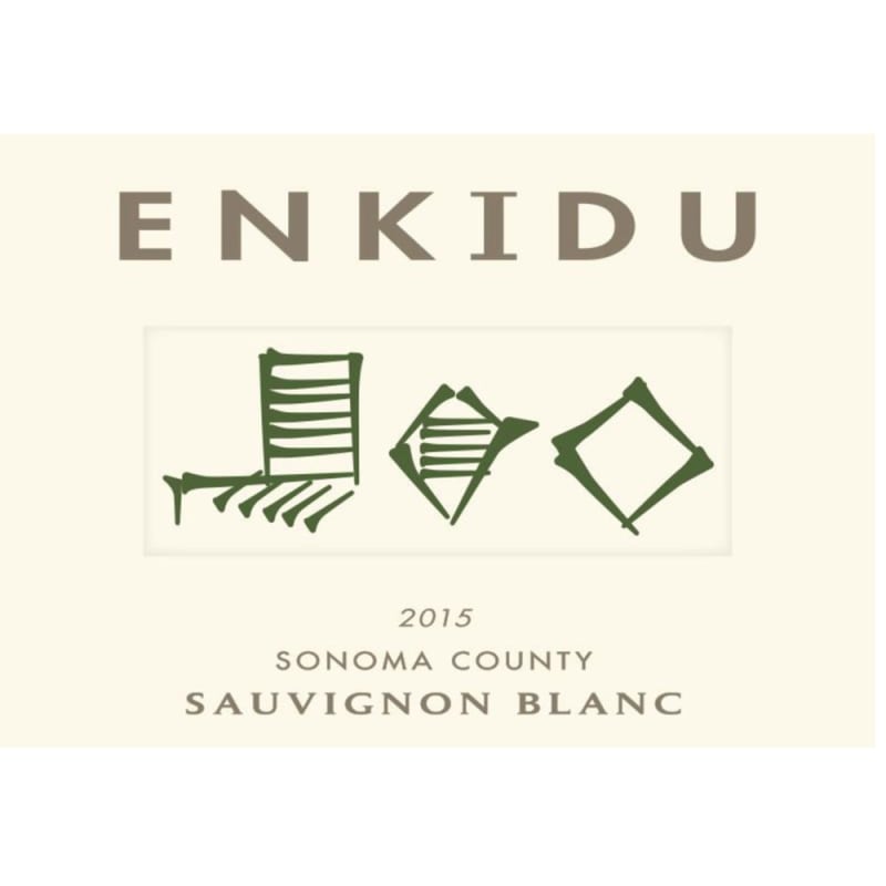 Enkidu Sauvignon Blanc 2015 Front Label