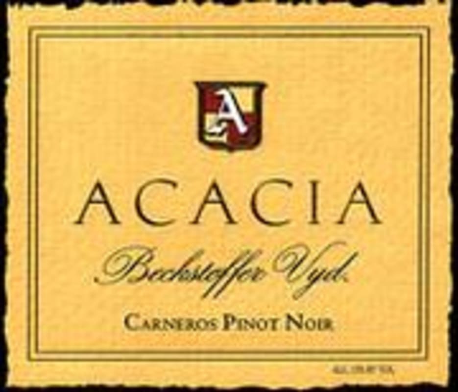 Acacia Beckstoffer Pinot Noir 1997 Front Label