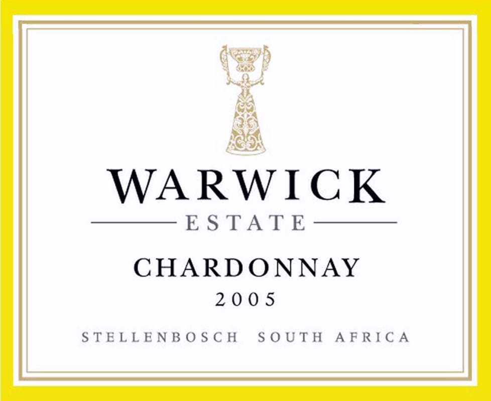Warwick Chardonnay 2005 Front Label