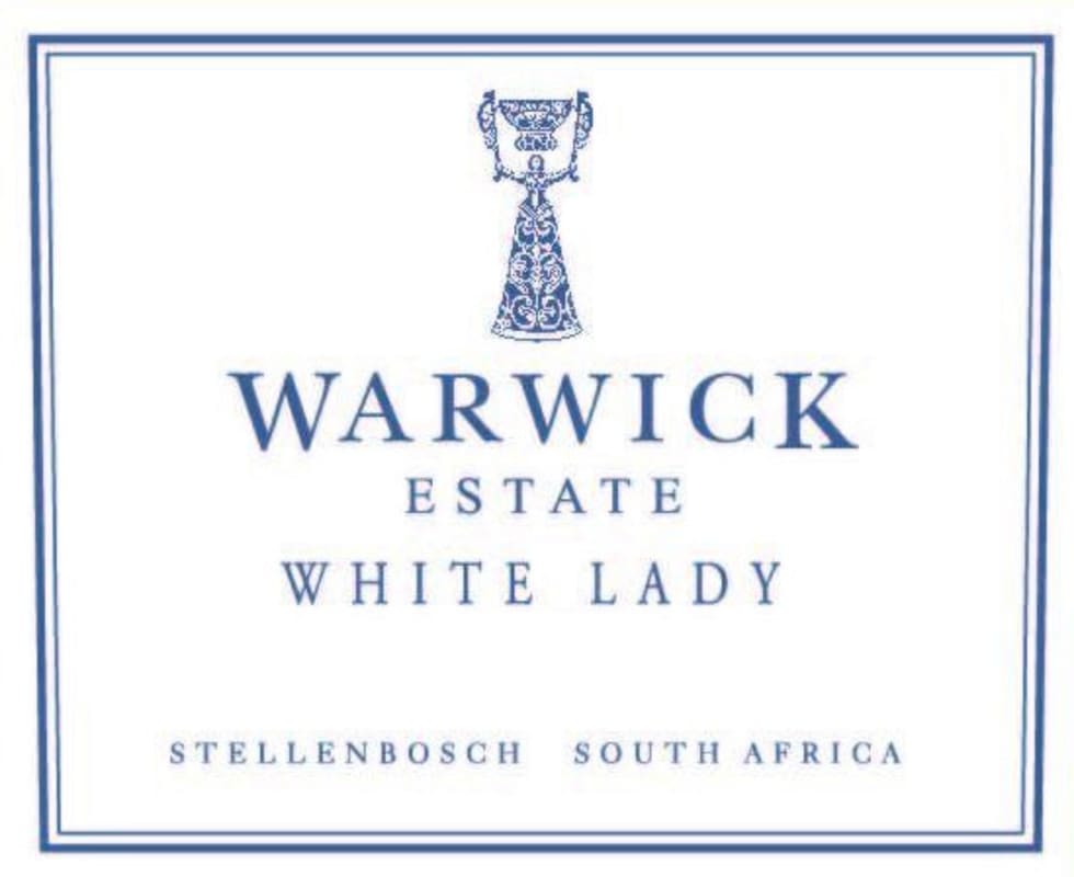 Warwick The White Lady Chardonnay 2014 Front Label