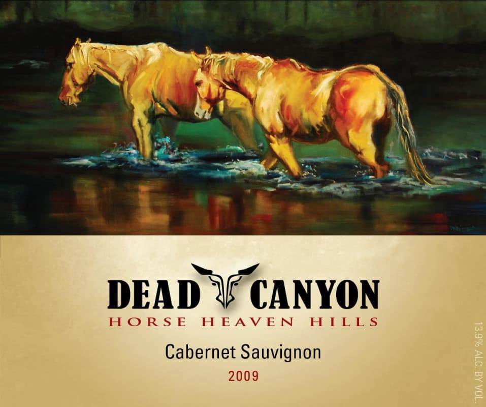 Mercer Estates Wine Out West Dead Canyon Ranch Cabernet Sauvignon 2009 Front Label