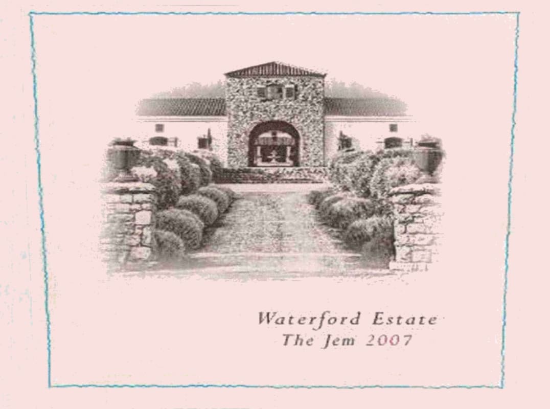 Waterford The Jem 2007 Front Label