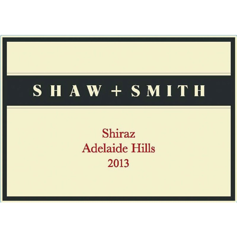 Shaw + Smith Shiraz 2013 Front Label