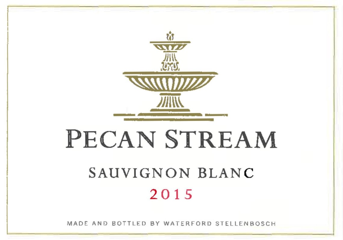 Waterford Pecan Stream Sauvignon Blanc 2015 Front Label