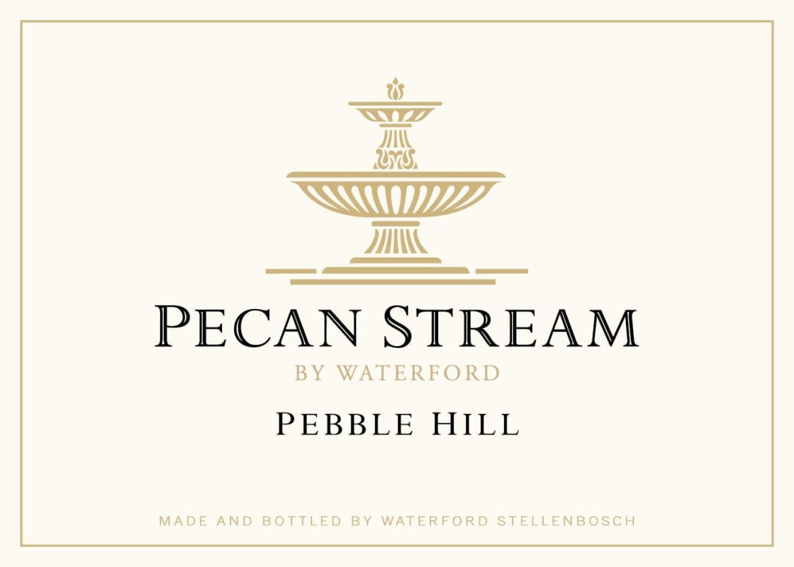 Waterford Pecan Stream Pebble Hill 2010 Front Label