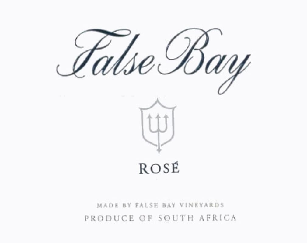 Waterkloof False Bay Rose 2015 Front Label