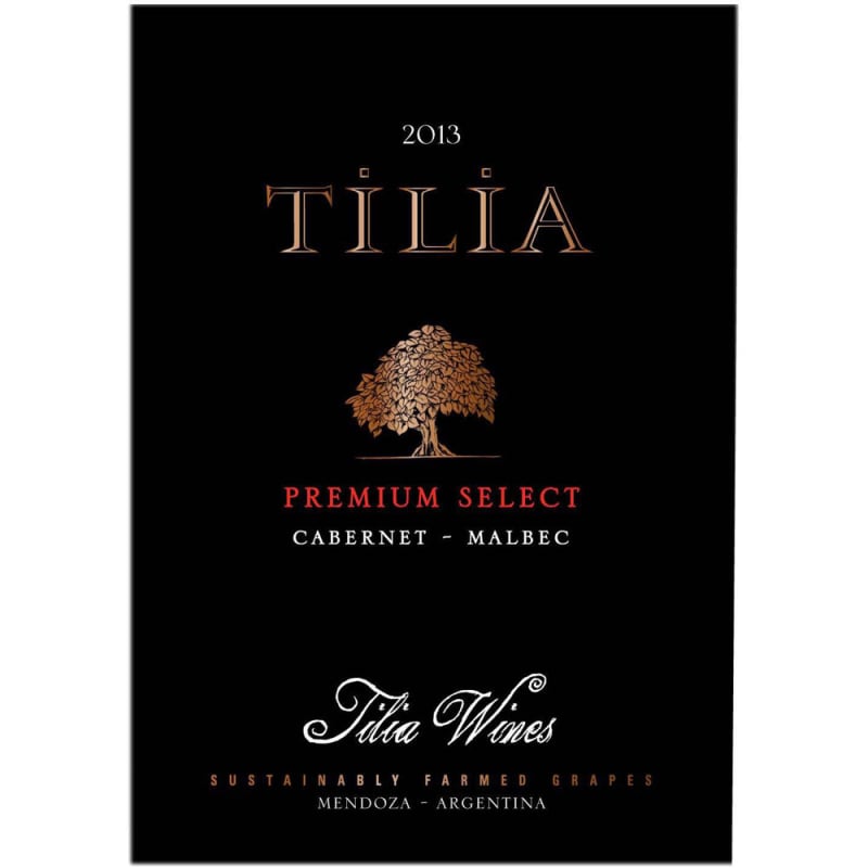 Tilia Premium Select Red Blend 2013 Front Label