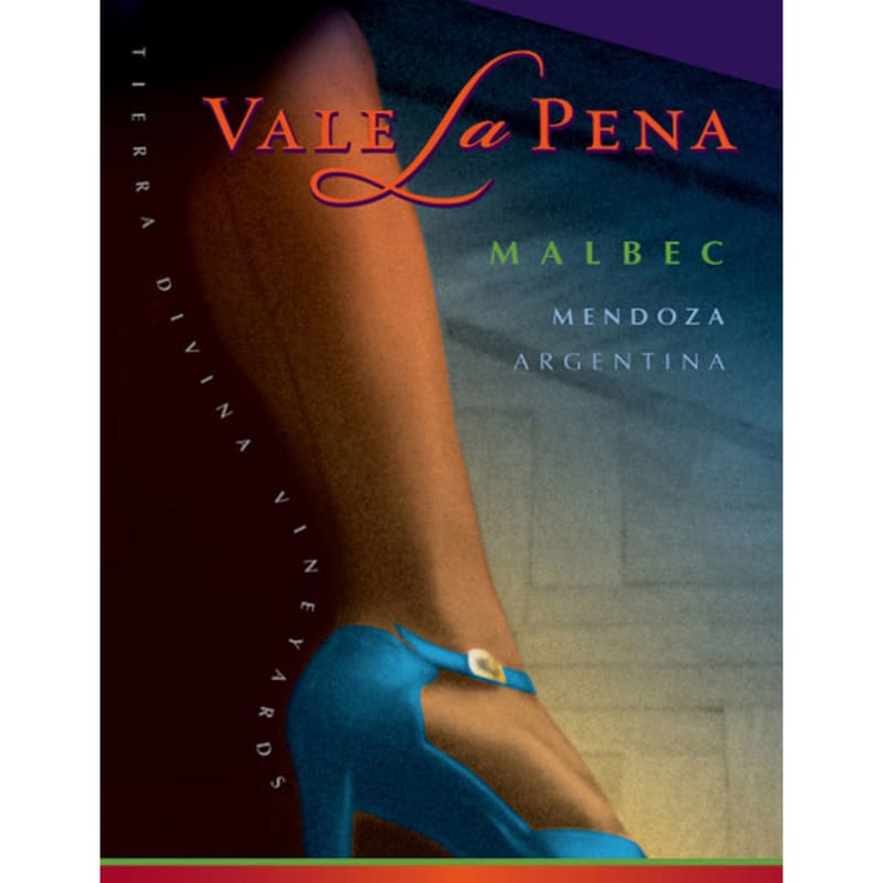 Tierra Divina Vale La Pena Malbec 2012 Front Label
