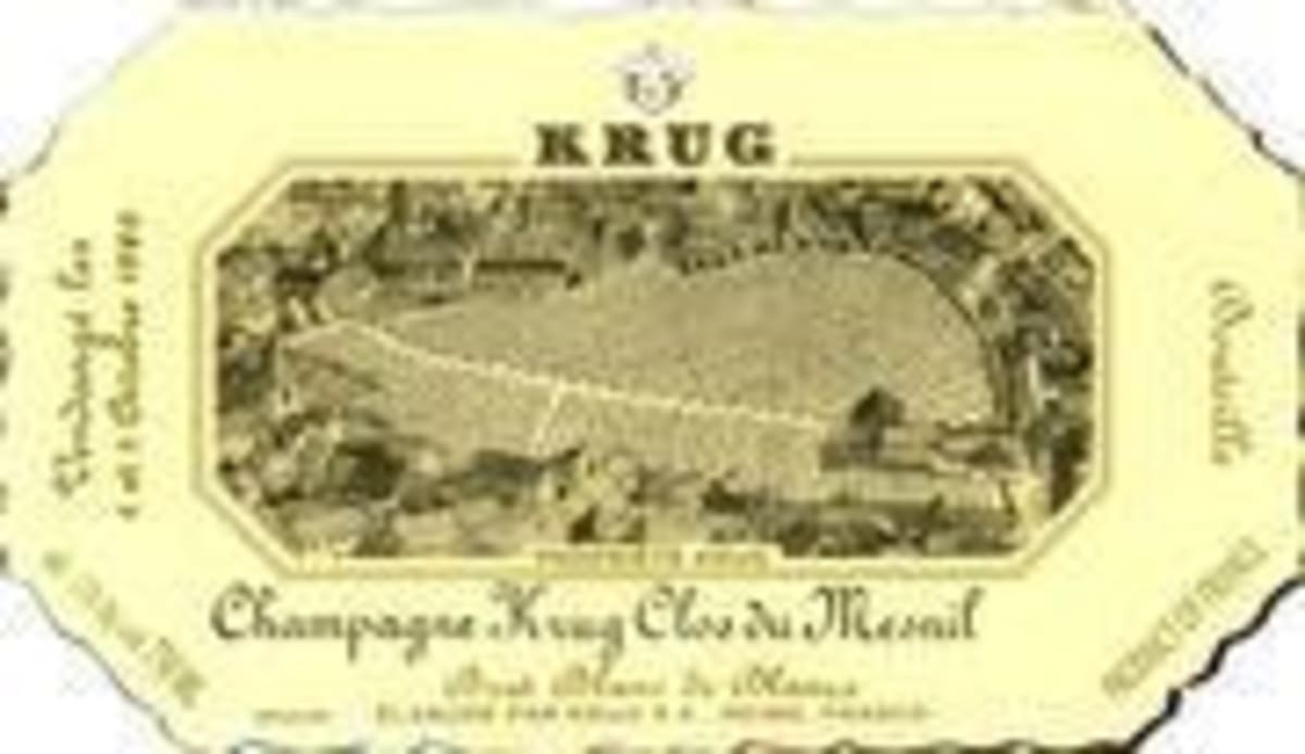 Krug Clos du Mesnil Brut Blanc de Blancs 1988 Front Label