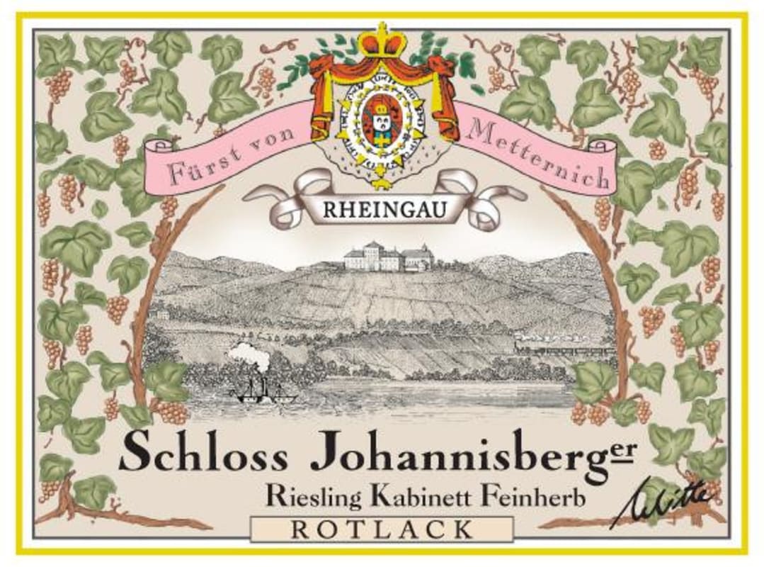 Schloss Johannisberg Rotlack Riesling Kabinett Feinherb 2012 Front Label