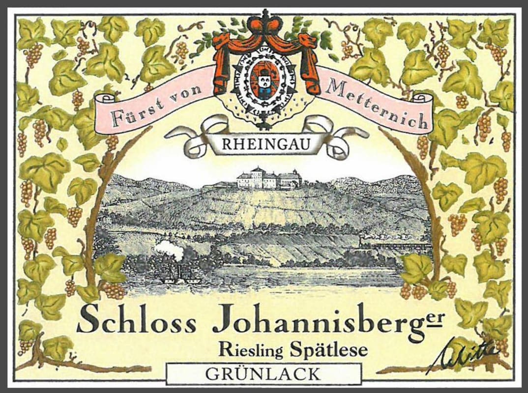 Schloss Johannisberg Grunlack Riesling Spatlese 2014 Front Label
