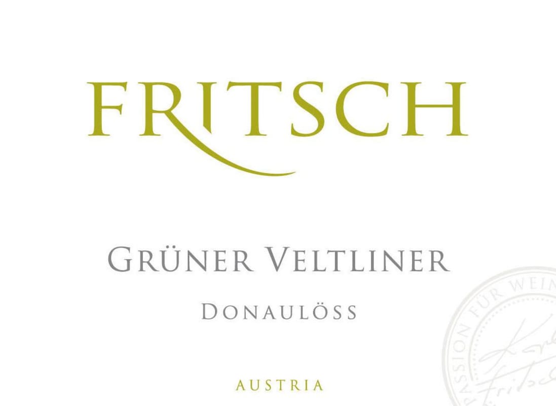 Fritsch Donauloss Gruner Veltliner 2014 Front Label