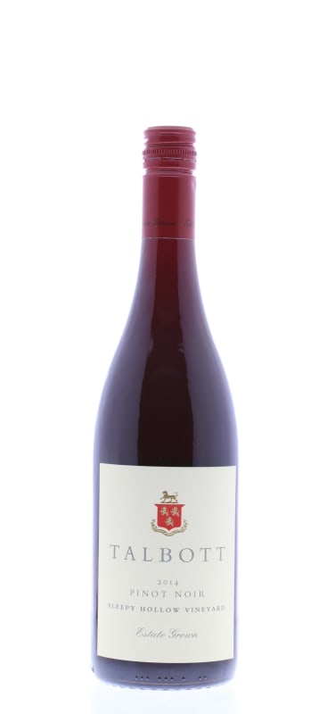 Talbott Sleepy Hollow Vineyard Pinot Noir 2014 Front Bottle Shot