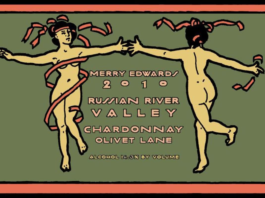 Merry Edwards Olivet Lane Chardonnay 2010 Front Label