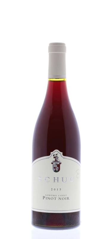 Schug Sonoma Coast Pinot Noir 2015 Front Bottle Shot