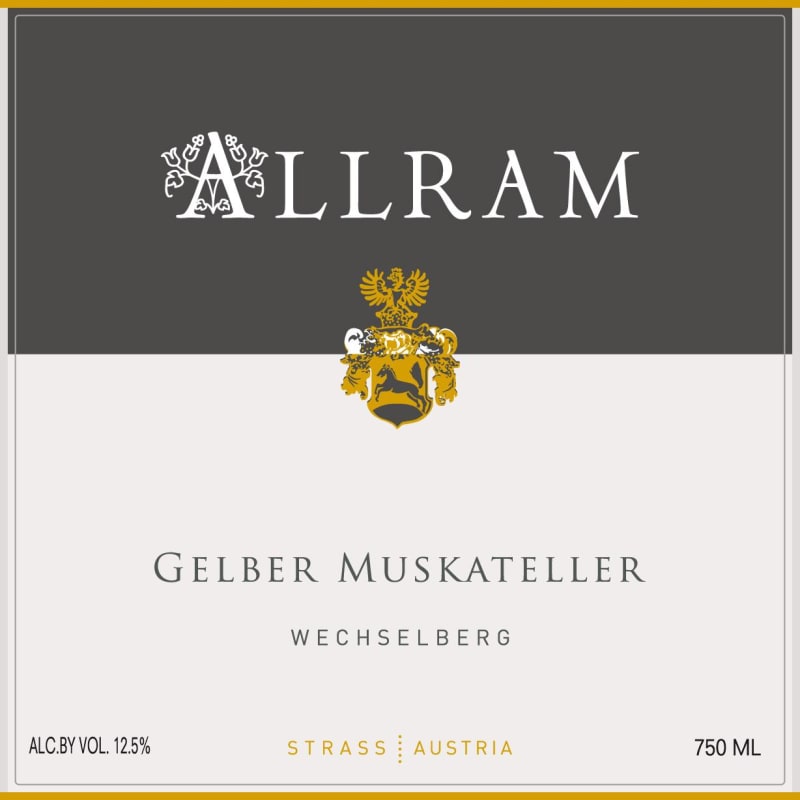 Allram Wechselberg Gelber Muskateller 2014 Front Label