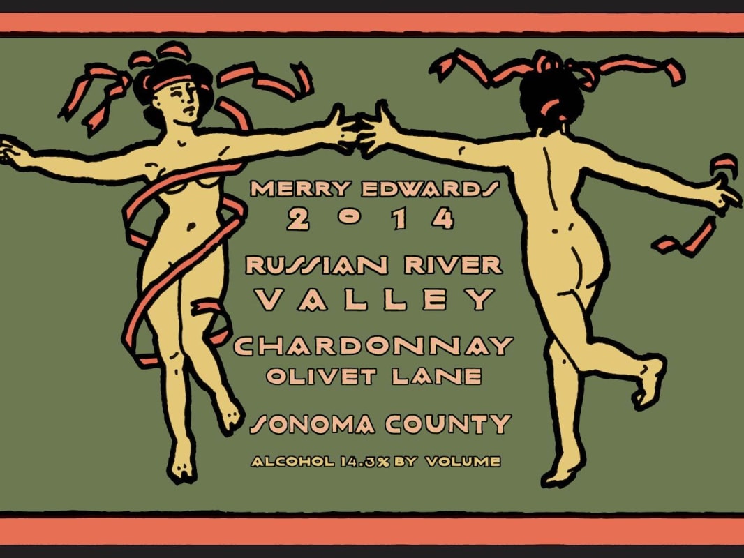 Merry Edwards Olivet Lane Chardonnay 2014 Front Label