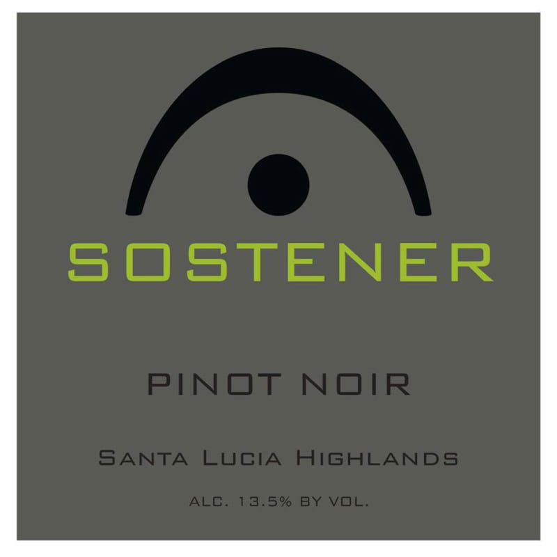 Sostener Pinot Noir 2014 Front Label