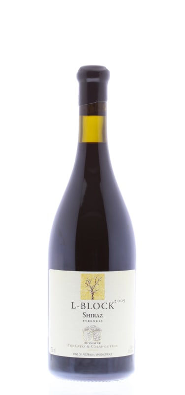 Domaine Terlato & Chapoutier L Block Shiraz 2009 Front Bottle Shot