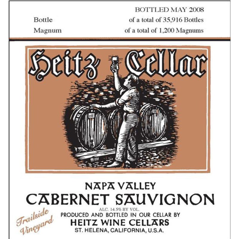 Heitz Cellar Trailside Vineyard Cabernet Sauvignon 2006 Front Label