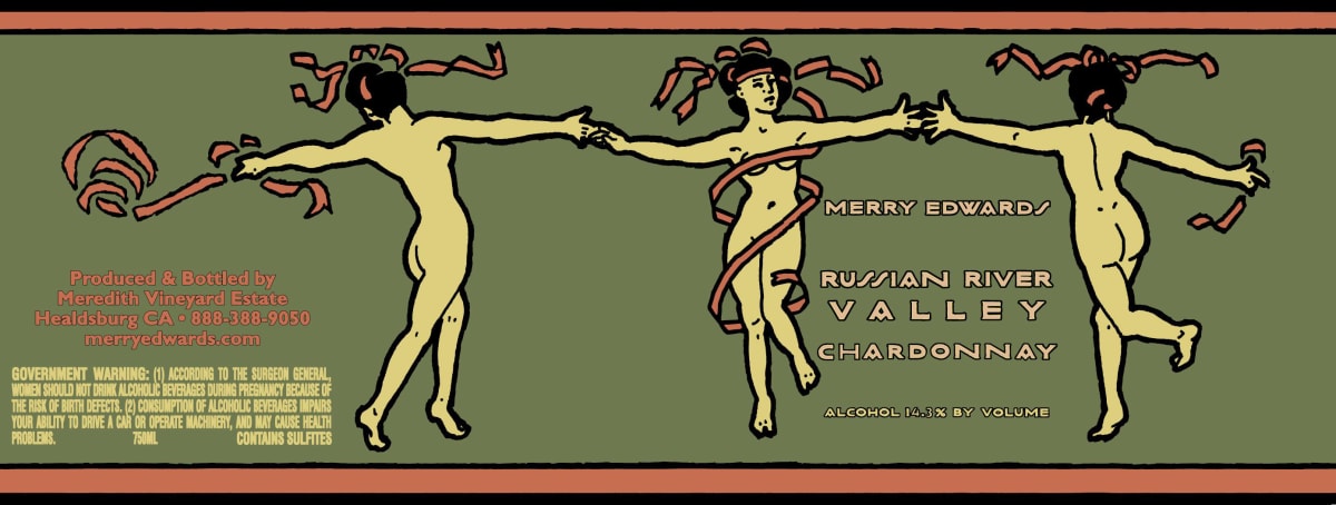 Merry Edwards Russian River Valley Chardonnay 2012 Front Label