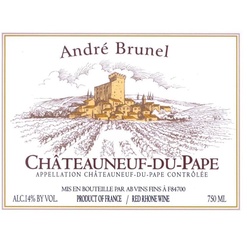 Andre Brunel Chateauneuf-du-Pape 2013 Front Label