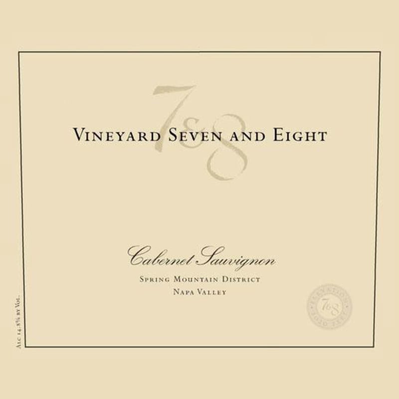 Vineyard 7 and 8 7 Reserve Cabernet Sauvignon 2006 Front Label