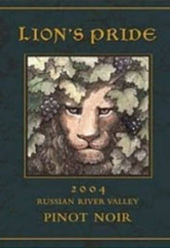 Merry Edwards Lion's Pride Pinot Noir 2004 Front Label