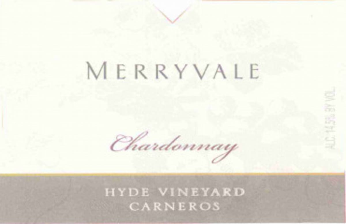 Merryvale Hyde Vineyard Chardonnay 2004 Front Label