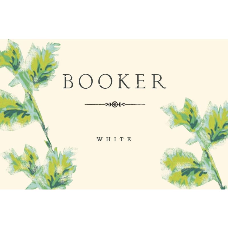 Booker Vineyard White 2010 Front Label