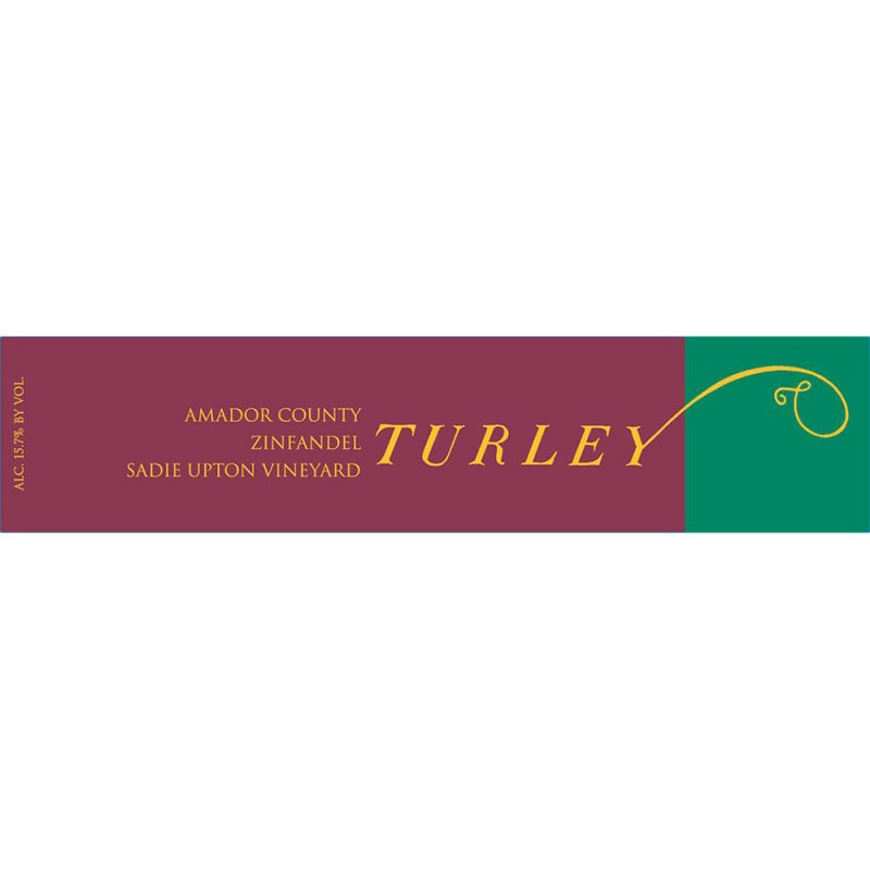 Turley Sadie Upton Zinfandel 2014 Front Label