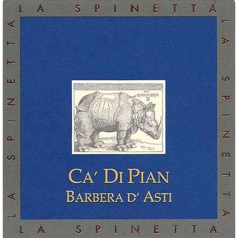 La Spinetta Barbera d'Asti Ca Di Pian 2012 Front Label