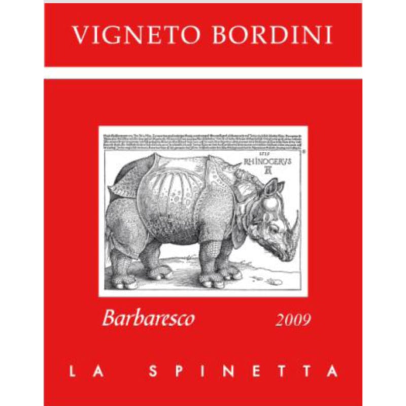 La Spinetta Barbaresco Bordini 2009 Front Label