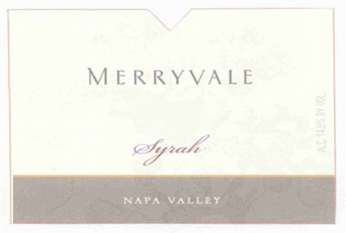 Merryvale Syrah 2007 Front Label