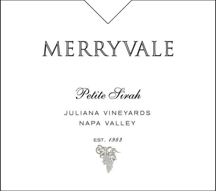 Merryvale Juliana Vineyards Petite Sirah 2013 Front Label